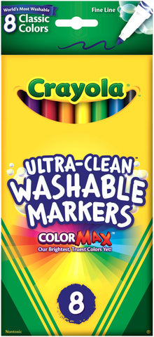 Crayola Ultra-Clean Color Max Fine Line Washable Markers