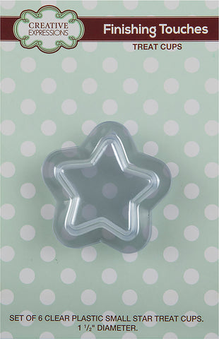 Creative Expressions Small Star Treat Cups 6/Pkg