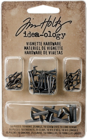 Idea-Ology Vignette Hardware Pack 55/Pkg