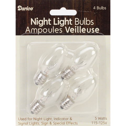 Night Light Bulbs 4/Pkg