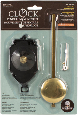 Pendulum Clock Movement 7"