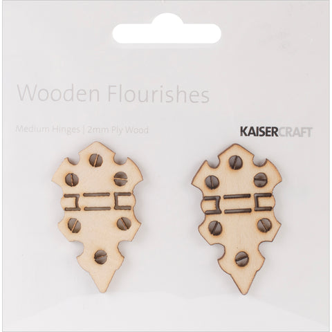Kaisercraft Wood Flourishes 2/Pkg
