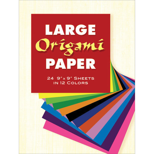 Large Origami Paper 9"X9" 24/Pkg
