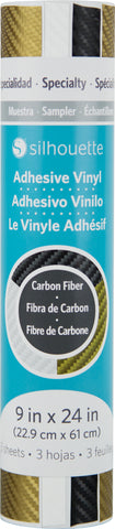 Silhouette Carbon Fiber Vinyl Sampler Pack 9"X24"