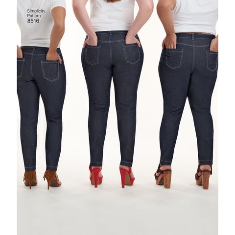 Simplicity Mimi G Style Misses Skinny Jeans