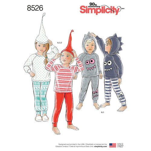 Simplicity Toddler & Child Knit Tops Pants & Hat