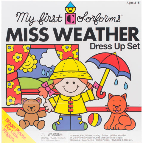 Colorforms(R) Classic Miss Weather Re-Stickable Sticker Set