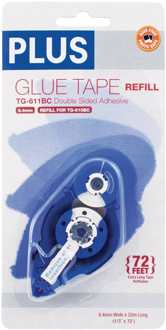 Plus High Capacity Glue Tape Refill