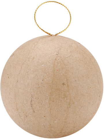 Darice Paper-Mache Ball Ornament