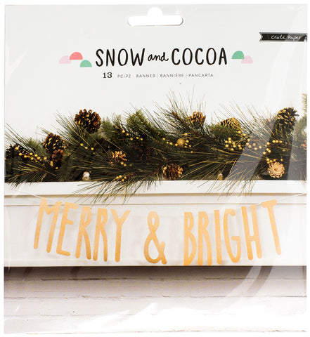 Snow & Cocoa Banner 13/Pkg