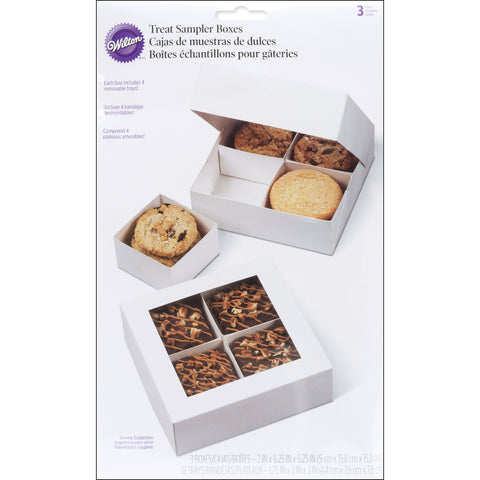 Treat Boxes W/Removable Trays