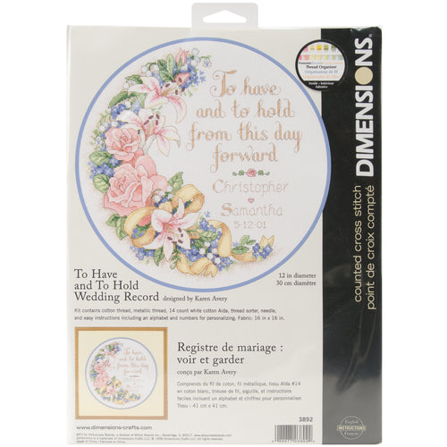 Dimensions Counted Cross Stitch Kit 12" Round