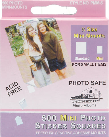 Mini Photo Squares Self-Adhesive 500/Pkg