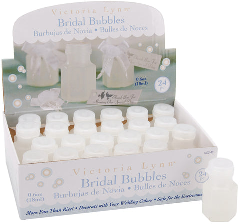 Victoria Lynn Bridal Bubbles .5oz Bottles 24/Pkg
