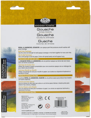 Gouache Acrylic Paints 12ml 24/Pkg