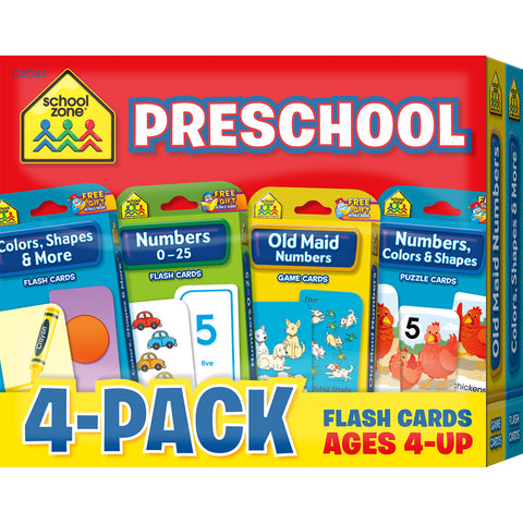 Flash Cards 4-Pack