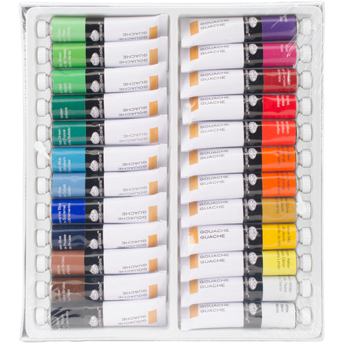 Gouache Acrylic Paints 21ml 24/Pkg