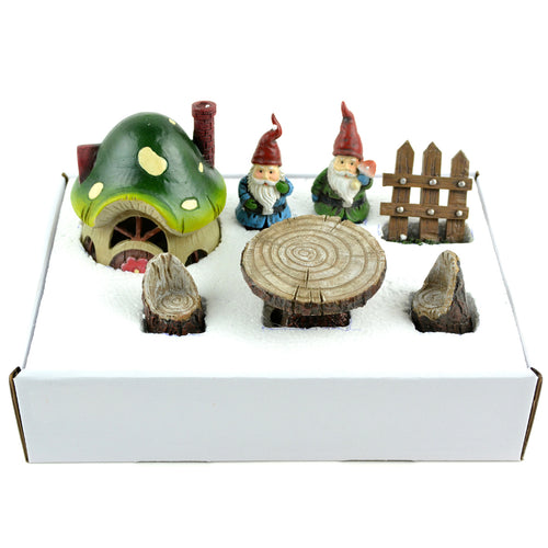 Fairy Garden Gnome Kit 7/Pkg