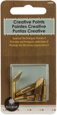 Creative Woodburning Special Technique Points II 5/Pkg