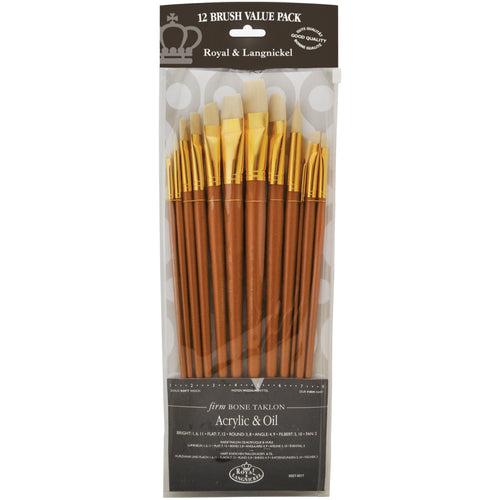 Bone Taklon Value Pack Brush Set