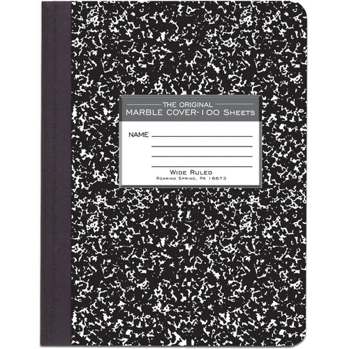 Marble Composition Notebook 9.75"X7.5" 100 Sheets
