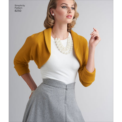 Simplicity Misses Vintage 1950S Vintage Skirt & Bolero