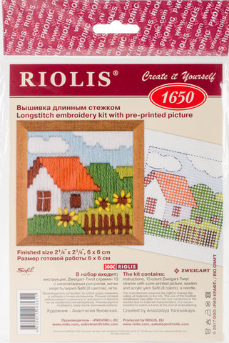 RIOLIS Stamped Cross Stitch Kit 2.25"X2.25"