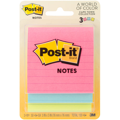 Post-It Sticky Notes 3"X3" 3/Pkg
