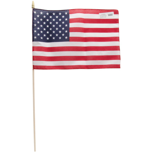 American Hand Flag (Sewn) 12&quot;X18&quot;