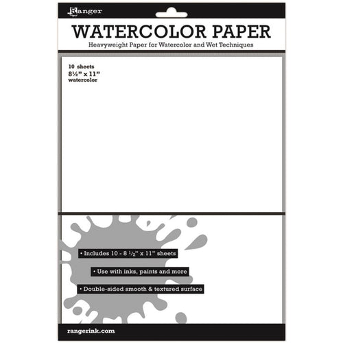 Inkssentials Watercolor Paper 10/Pkg