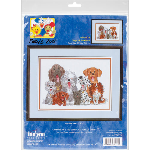 Janlynn/Suzy's Zoo Counted Cross Stitch Kit 15"X10"