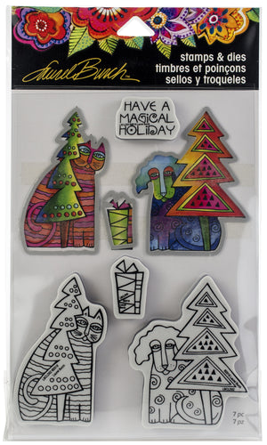 Stampendous Laurel Burch Cling Stamp & Die Set