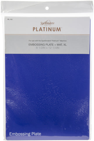 Spellbinders Platinum XL Embossing Plate + Mat