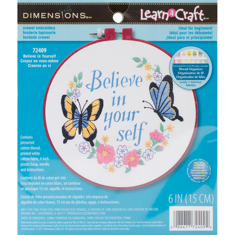 Dimensions/Learn-A-Craft Crewel Embroidery Kit 6" Round