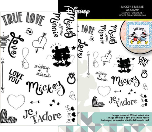 Disney Mickey & Minnie Mouse Stamp Set