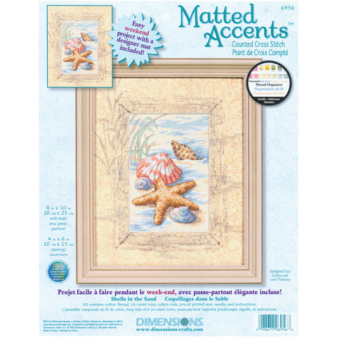 Dimensions/Matted Accents Counted Cross Stitch Kit 8"X10"