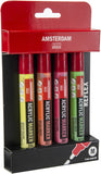 Amsterdam 4mm Acrylic Marker Set 4/Pkg