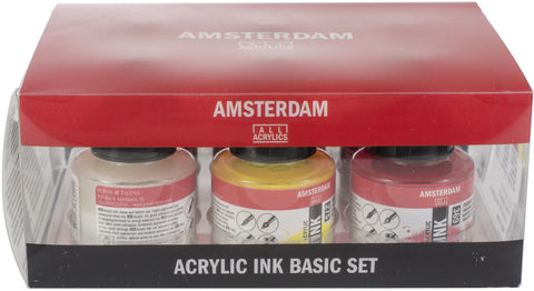 Amsterdam 30ml Acrylic Ink Set 6/Pkg