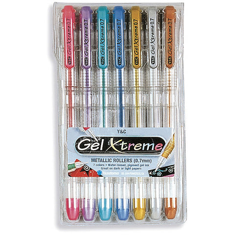 Gel Xtreme Metallic Pens .7mm 7/Pkg