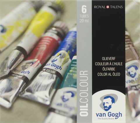Van Gogh 20ml Oil Colour Paint Set 6/Pkg