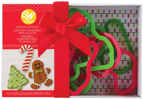 Plastic Cookie Cutters Gift Boxed 10/Pkg