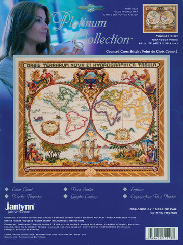 Janlynn/Platinum Collection Counted Cross Stitch 18"X15"