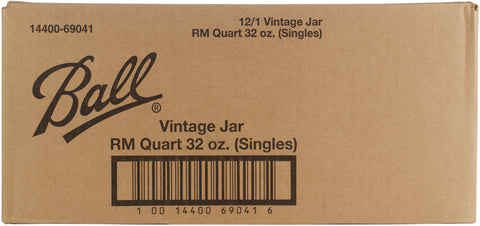 Ball(R) Regular Mouth Vintage Canning Jars 12/Pkg