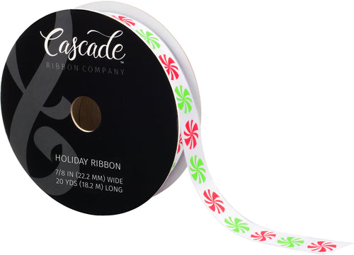 Cascade Grosgrain Ribbon W/Wired Edge .875&quot;X20yd