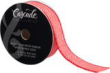 Cascade Woven Ribbon W/Wired Edge 1.5&quot;X10yd