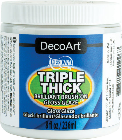 Triple Thick Brilliant Brush-On Gloss Glaze 8oz