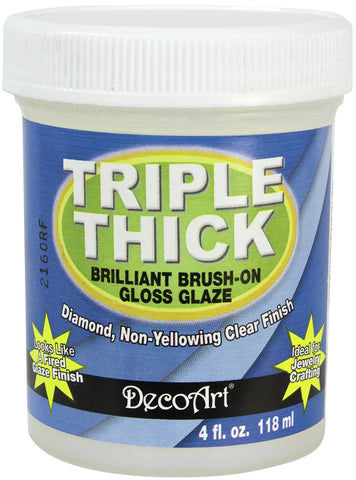 Triple Thick Brilliant Brush-On Gloss Glaze 4oz
