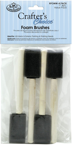 Foam Brushes 4/Pkg