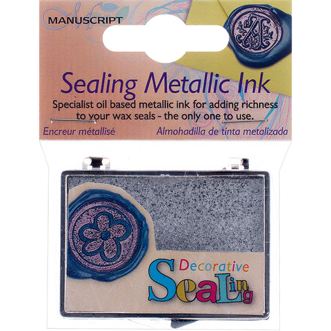 Manuscript Decorative Sealing Metallic Ink Pad