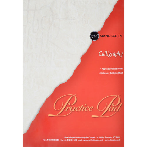 Manuscript Calligraphy Practice Pad 50 Sheets